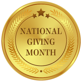 December Is National Giving Month